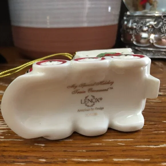 Lenox Christmas Ornament 2018 My Special Holiday Train - Picture 4 of 4